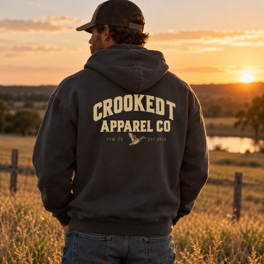 Crooked T Logo Hoodie