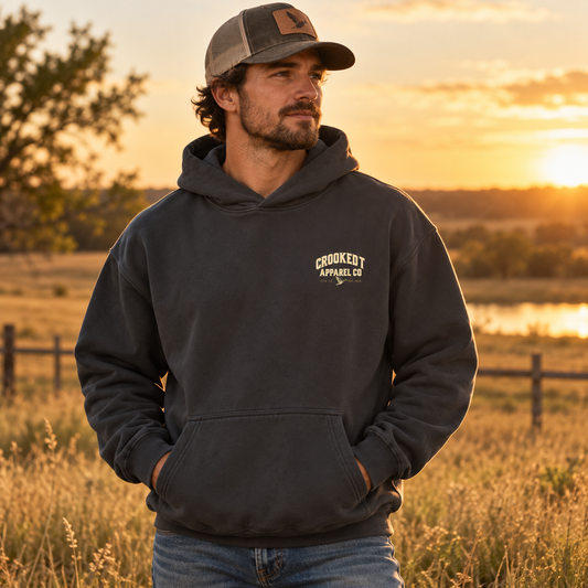 Crooked T Logo Hoodie