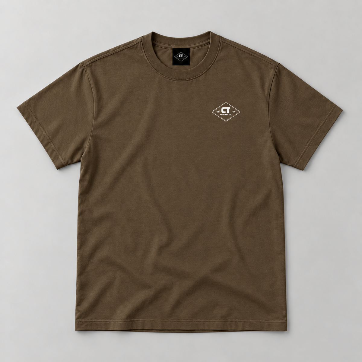 Badge Logo Brown Tee