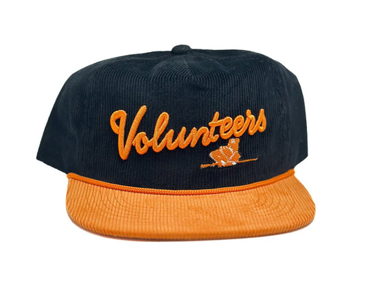 Black Corduroy Slanted Volunteers