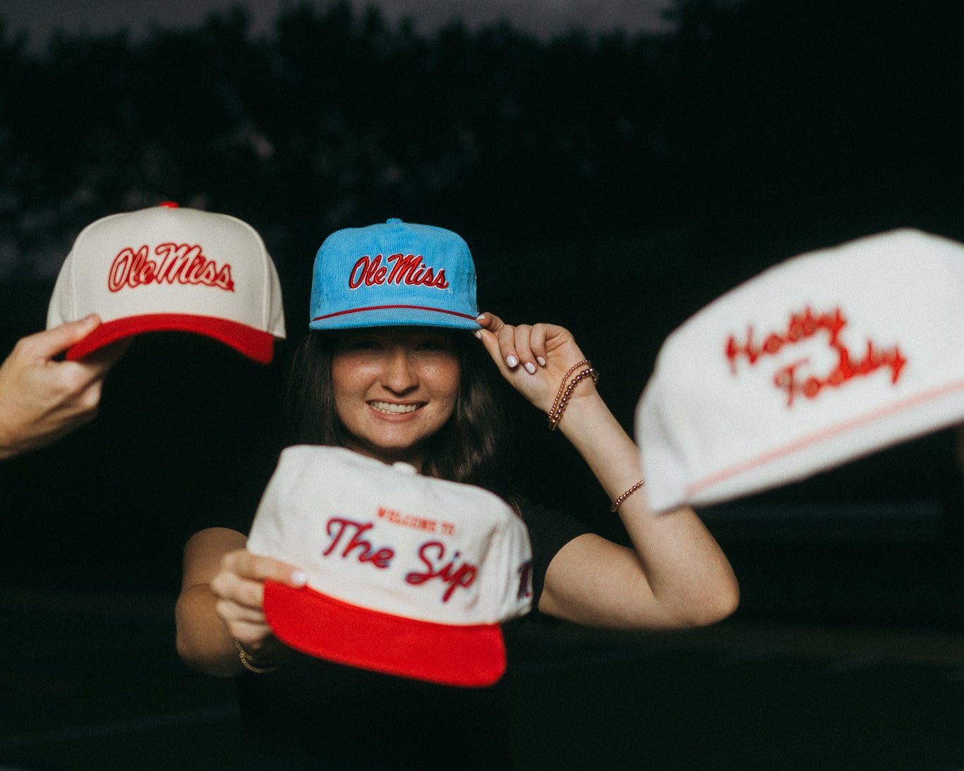 Corduroy Powder Blue Ole Miss