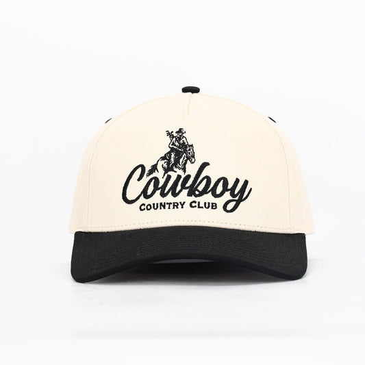 Rodeo Golfer Hat Black