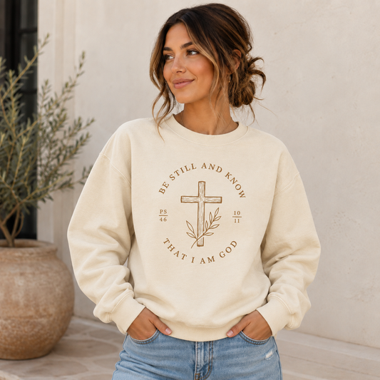 Psalms 46: 10-11 Crewneck